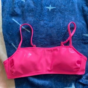 Hot pink bikini top